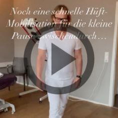 Schnelle Hüftmobilisation für die kleine Pause